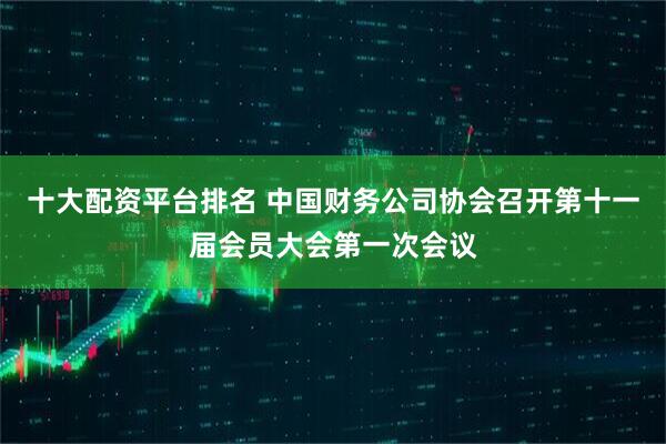 十大配资平台排名 中国财务公司协会召开第十一届会员大会第一次会议